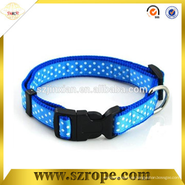 Collar de perro de encaje azul clásico de buena apariencia